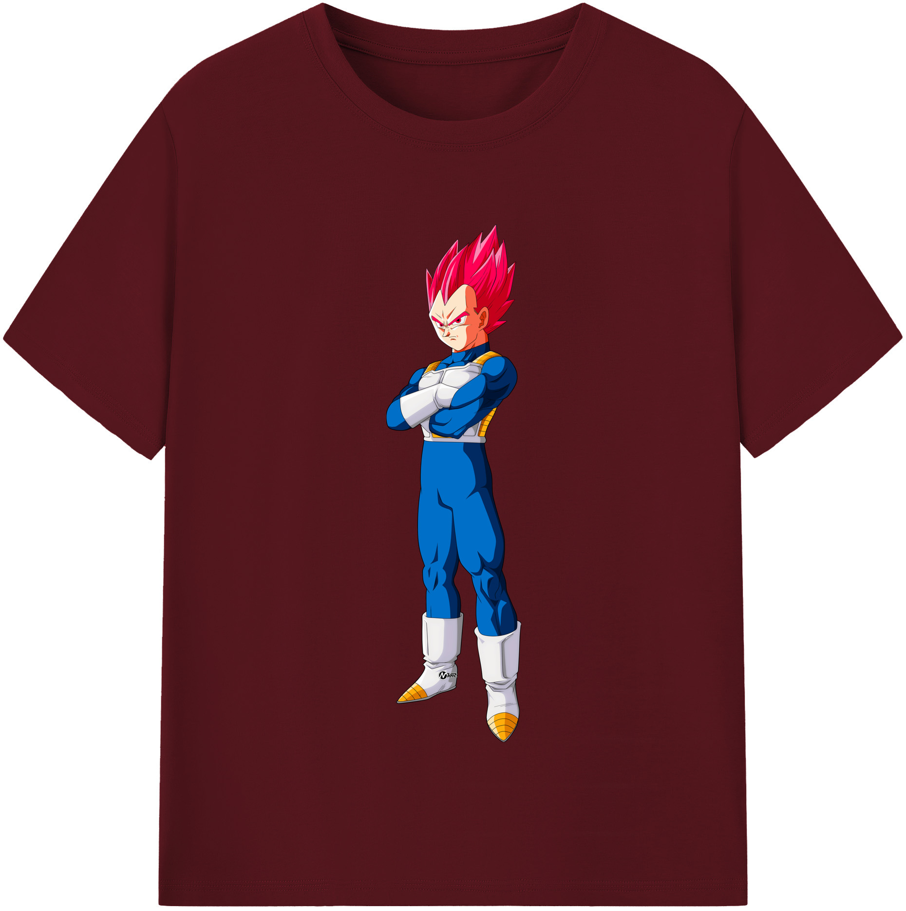 （画像用） ドラゴンボール ベジータ四世（Bejīta Yonsei）DRAGON BALL Vegeta IV 綿100％半袖Tシャツ（フロントプリント）